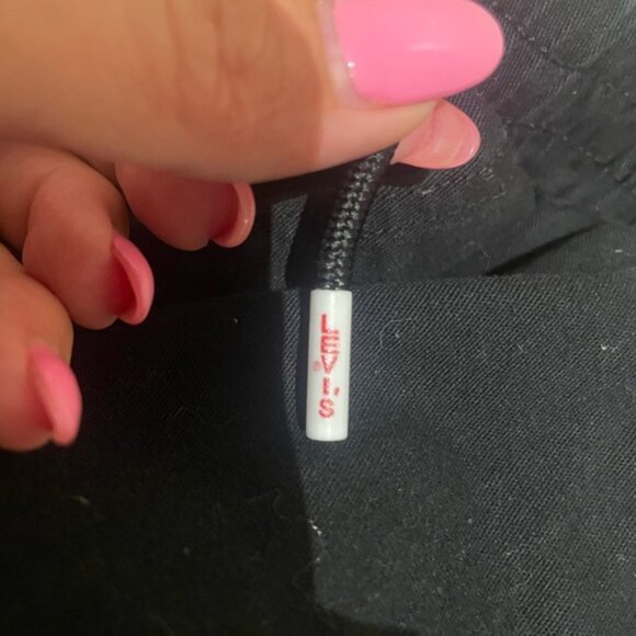 Levi’s Youth XL Black Elastic Waist Drawstring Slim Fit Shorts - Picture 8 of 10